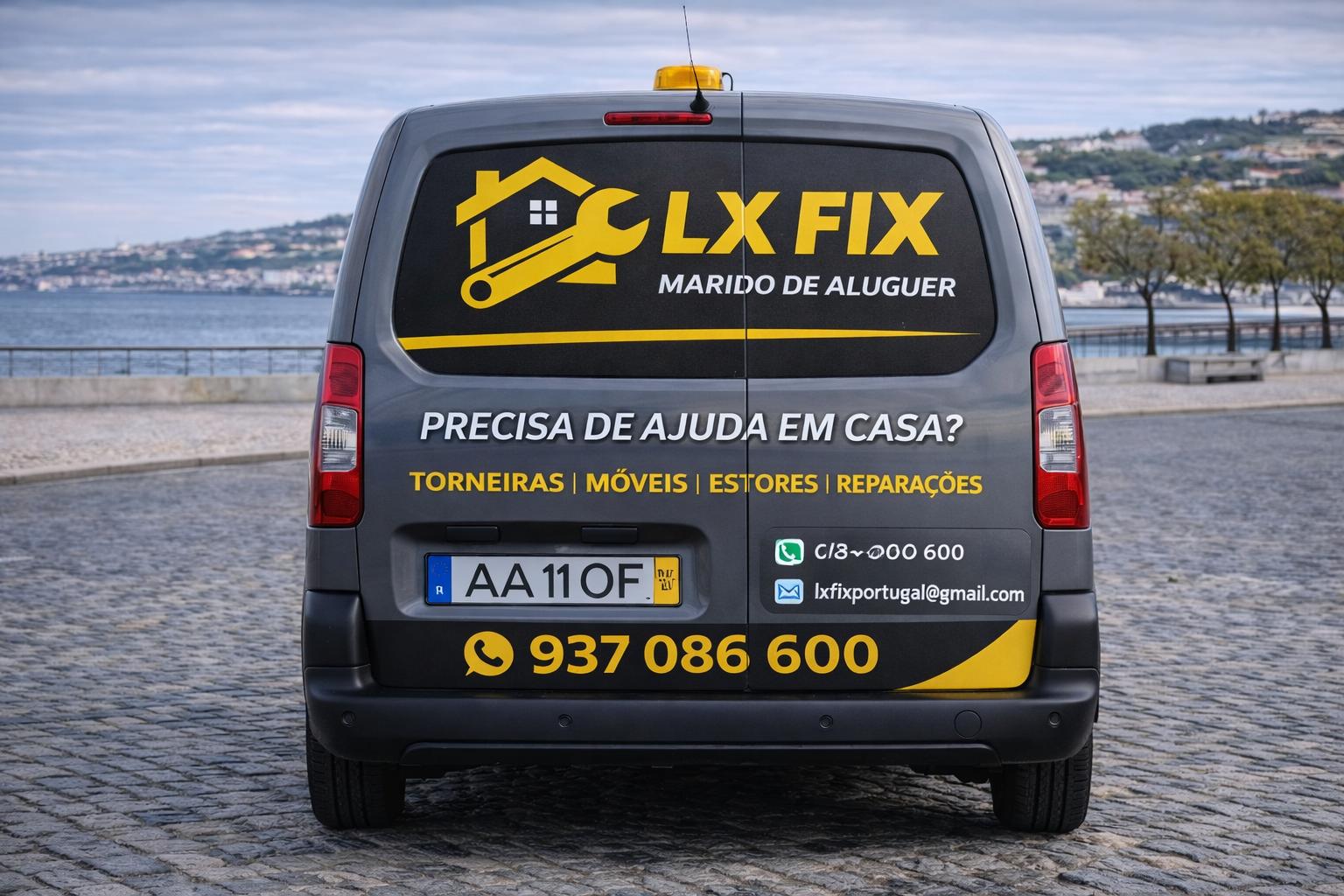 As nossas viaturas sempre devidamente identificadas 